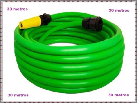Mangueira siliconada 30 Metros Lavadora Alta Pressão Flexível 14,3 mm