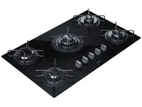 Cooktop 5 Bocas Consul a Gás Novo 