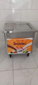 Máquina de sorvete de chapa Sorvetec