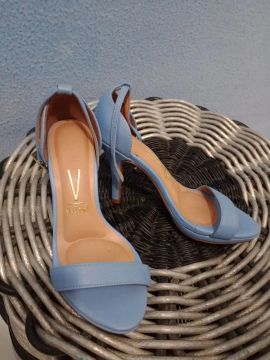 Sandália feminina azul