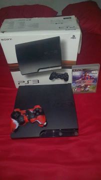 Playstation 3 Slim com Jogo - Console de Vídeo Game
