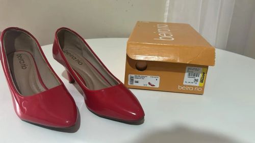 Sapatos Beira Rio Vermelhos Tamanho 36