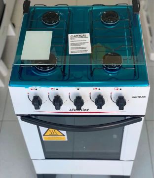 Fogão Braslar Sirius 4 Bocas - Novo