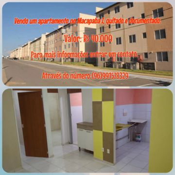Apartamento quitado e documentado no Macapaba I