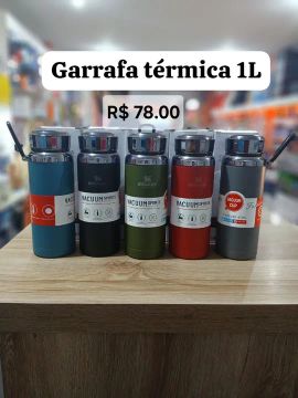Garrafa Térmica 1L Vacum - Acampamento