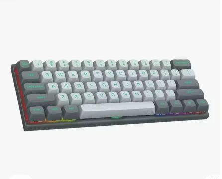 Teclado E-Yooso 61Hz RGB USB MINI Seminovo