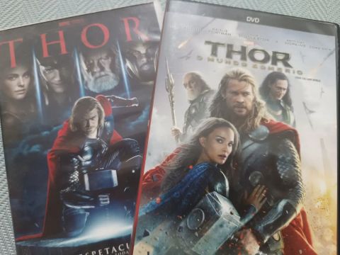 2 dvds: Thor e Thor O mundo sombrio 