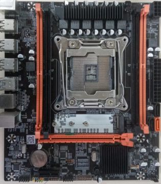 Kit Placa Mãe X99 Qiyida + Xeon E5-2670 V3 + Cooler Preto (Usado) + Controladora rgb