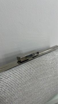 Bolsa de mão prata