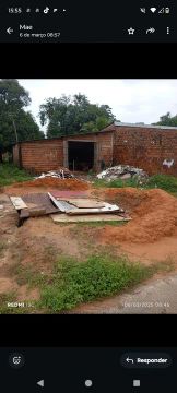 Terreno com galpão 