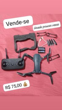 Drone Dobrável - Usado Poucas Vezes