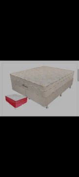 Cama box queen Atlanta firme excelente pra coluna 