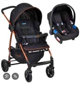 Carrinho e bebê conforto semi novos