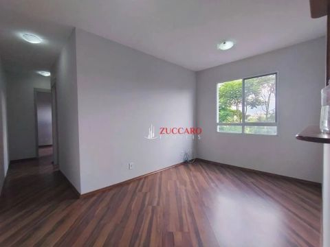 Apartamento com 2 dormitórios para alugar, 45m² - Ponte Grande - Guarulhos/SP.