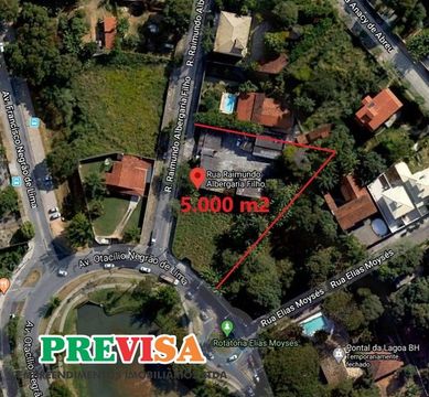 ÁREA VENDA Á BEIRA DA LAGOA DA PAMPULHA