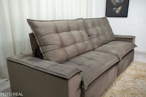 SOFÁ 290M RETRÁTIL RECLINÁVEL MOLAS ENSACADAS ALTA DURABILIDADE E CONFORTO!! 61RU78