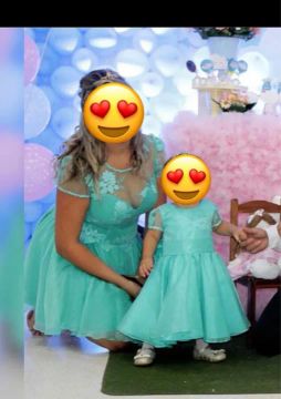 Vestido mãe e filha