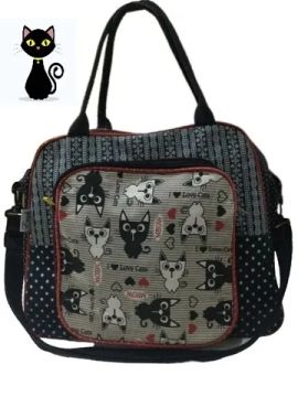 Bolsa Grande Da Enok Modelo Gatinhos