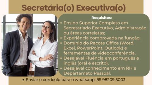 Secretária(o) Executiva(o)
