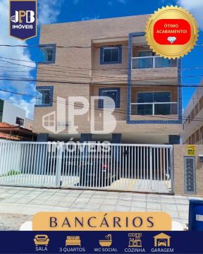Imóvel para venda possui 60 metros quadrados com 3 quartos em Bancários - João Pessoa - PB