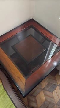 Mesa de centro/lateral/canto com vidro
