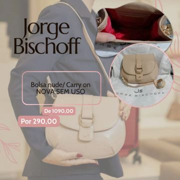 Bolsa Carry on Jorge Bischoff Nude - Nova