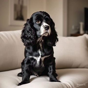 Cocker Spaniel Inglês fêmea preta 