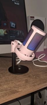 Microfone Gamer USB para Streamer e Gravação condensador profissional,nunca usado!