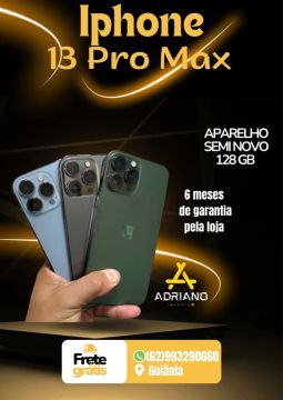 iPhone 13 Pro Max Semi Novo 128GB $ 3499,00