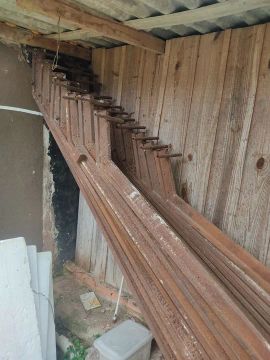 formas  para palanques e alambrados curvado. lote com 18 fornos