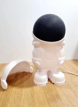 Suporte para alexa echo dot robô traje espacial enfeite mesa geração 4 e 5 enfeite
