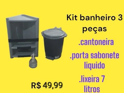 Produto, banheiro.e cozinha