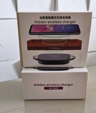 Carregador por indução de embutir em moveis