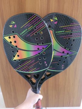 2 Raquetes de Beach Tennis Carbon Lite Atrio 