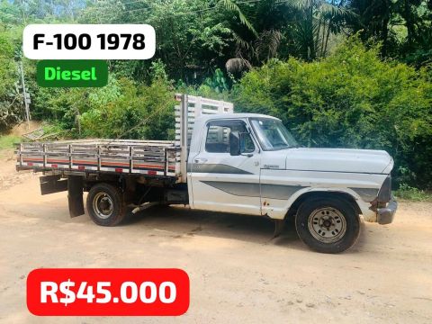 F100 a diesel 1978<br>R$45.000<br>Documentada.<br>Interessados ligue <br>12- *