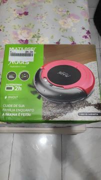 Robô Aspirador Multilaser Vermelho 