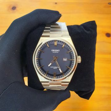 Relógio Orient Solartech 43mm Dourado 