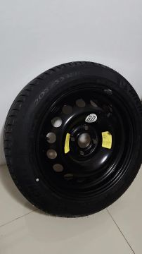 Roda de ferro(estepe) aro 16 furacão 4x108 com pneus Michelin 205/55 r16