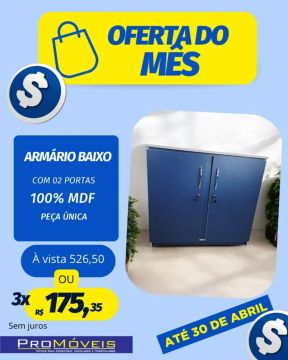 ARMÁRIO PARA ESCRITÓRIO - LOJA DE FÁBRICA