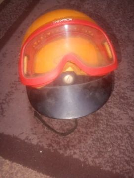 Capacete vintage para colecionador