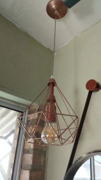 Lustre Pendente Cobre Moderno