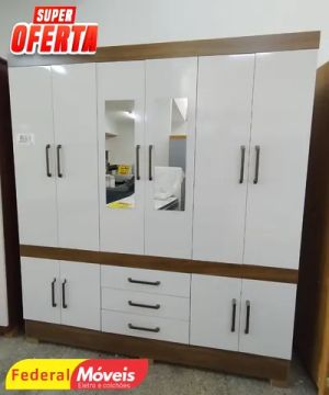 GUARDA ROUPA LANÇAMENTO 10 PORTAS TEMOS CREDIARIO 