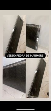 Pedra de Mármore Preta - 1,70mx 0.45m