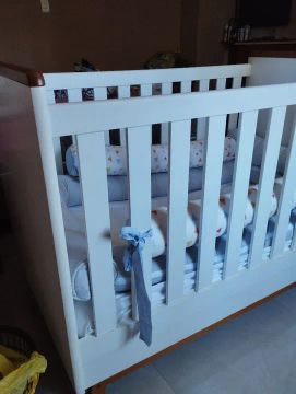 Berço Infantil Branco