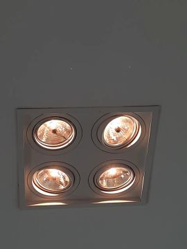 Luminária com foco direcionavel