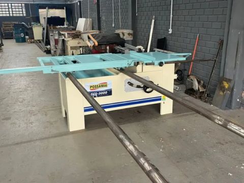 serra esquadrejadeira possamai sci 3000 usada 