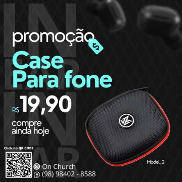 Capa/CASE para FONES e ACESSÓRIOS.