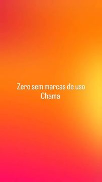 Zero sem marcas de uso