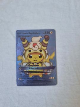 Carta Pokémon Pikachu Mega Ampharos Tag Cosplay