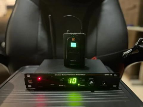 Sistema De Fone Sem Fio Staner Srm-1e Transmissor In Ear